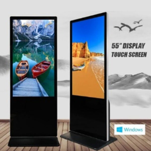 Digital Signage Standing KIOSK 55 Iinch Windows Touchscreen